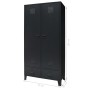 Armario metálico de estilo industrial 90x40x180 cm negro de vidaXL, Armarios roperos - Ref: Foro24-245961, Precio: 492,68 €, ...