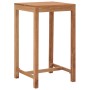 Mesa alta de jardín madera maciza de teca 60x60x105 cm de , Mesas de jardín - Ref: Foro24-287235, Precio: 220,38 €, Descuento: %