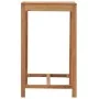 High garden table solid teak wood 60x60x105 cm by , Garden tables - Ref: Foro24-287235, Price: 189,85 €, Discount: %