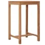 High garden table solid teak wood 60x60x105 cm by , Garden tables - Ref: Foro24-287235, Price: 189,85 €, Discount: %