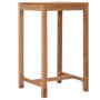 Mesa alta de jardín madera maciza de teca 60x60x105 cm de , Mesas de jardín - Ref: Foro24-287235, Precio: 220,38 €, Descuento: %