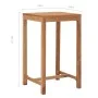 High garden table solid teak wood 60x60x105 cm by , Garden tables - Ref: Foro24-287235, Price: 189,85 €, Discount: %
