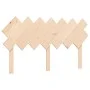Estructura de cama con cabecero madera maciza 140x190 cm de , Camas y somieres - Ref: Foro24-3193706, Precio: 122,22 €, Descu...