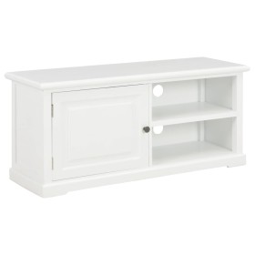 Weißer TV-Schrank aus Holz, 90 x 30 x 40 cm von vidaXL, TV-Möbel - Ref: Foro24-249878, Preis: 180,27 €, Rabatt: %