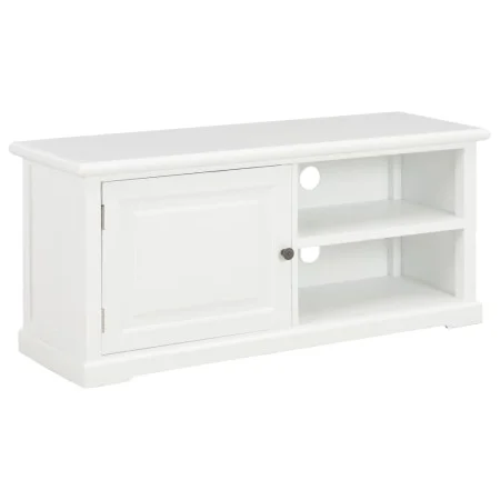 Mueble para el televisor de madera blanco 90x30x40 cm de vidaXL, Muebles TV - Ref: Foro24-249878, Precio: 177,01 €, Descuento: %