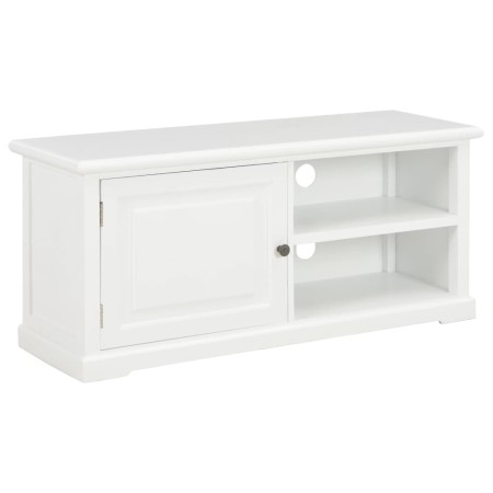 Weißer TV-Schrank aus Holz, 90 x 30 x 40 cm von vidaXL, TV-Möbel - Ref: Foro24-249878, Preis: 180,27 €, Rabatt: %