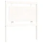 Estructura de cama individual con cabecero madera maciza blanco de , Camas y somieres - Ref: Foro24-3194012, Precio: 127,44 €...