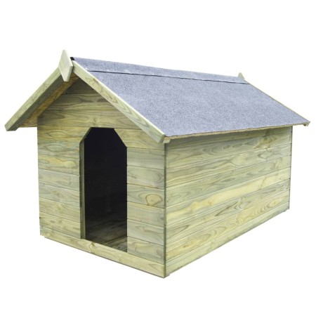 Garten Hundehütte mit offenem Dach imprägniertes Kiefernholz von vidaXL, Hundehütten - Ref: Foro24-45152, Preis: 297,70 €, Ra...
