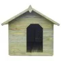 Garden dog house with open roof made of treated pine wood by vidaXL, Dog kennels - Ref: Foro24-45152, Price: 286,93 €, Discou...