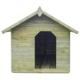 Garten Hundehütte mit offenem Dach imprägniertes Kiefernholz von vidaXL, Hundehütten - Ref: Foro24-45152, Preis: 297,70 €, Ra...