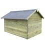 Garten Hundehütte mit offenem Dach imprägniertes Kiefernholz von vidaXL, Hundehütten - Ref: Foro24-45152, Preis: 297,70 €, Ra...
