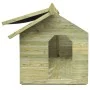 Garden dog house with open roof made of treated pine wood by vidaXL, Dog kennels - Ref: Foro24-45152, Price: 286,93 €, Discou...