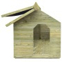 Garten Hundehütte mit offenem Dach imprägniertes Kiefernholz von vidaXL, Hundehütten - Ref: Foro24-45152, Preis: 297,70 €, Ra...