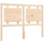 Bed frame with solid wood headboard 140x190 cm by , Beds and slatted bases - Ref: Foro24-3194031, Price: 133,08 €, Discount: %