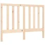 Bed frame with solid wood headboard 140x190 cm by , Beds and slatted bases - Ref: Foro24-3193771, Price: 119,97 €, Discount: %