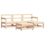 Juego de sofás de jardín 5 piezas madera maciza de pino von , Gartensets - Ref: Foro24-3186186, Preis: 288,59 €, Rabatt: %