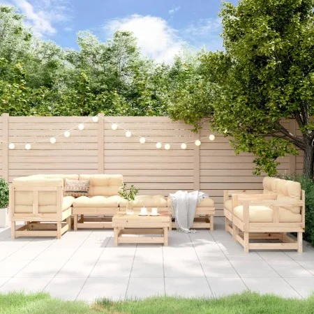 Juego de muebles de jardín 8 piezas madera maciza de pino de , Conjuntos de jardín - Ref: Foro24-3186221, Precio: 373,30 €, D...