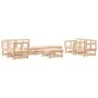 Juego de muebles de jardín 8 piezas madera maciza de pino de , Conjuntos de jardín - Ref: Foro24-3186221, Precio: 373,30 €, D...