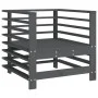 Juego de muebles de jardín 7 piezas madera maciza de pino gris von , Gartensets - Ref: Foro24-3186237, Preis: 497,76 €, Rabat...