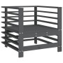 Juego de muebles de jardín 7 piezas madera maciza de pino gris by , Garden sets - Ref: Foro24-3186237, Price: 497,76 €, Disco...