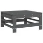 Mesa y taburetes altos jardín 6 pzas madera maciza de pino gris von , Gartensets - Ref: Foro24-3186202, Preis: 390,96 €, Raba...