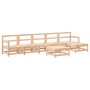 Juego de muebles de jardín 7 piezas madera maciza de pino by , Garden sets - Ref: Foro24-3186417, Price: 381,27 €, Discount: %