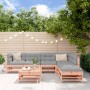 Juego de muebles de jardín 7 pzas madera maciza abeto Douglas by , Garden sets - Ref: Foro24-3186443, Price: 388,57 €, Discou...