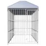Outdoor kennel with roof 450x150 cm by vidaXL, Dog kennels and fences - Ref: Foro24-144623, Price: 883,65 €, Discount: %