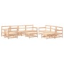Juego muebles de jardín 10 piezas madera maciza pino by , Garden sets - Ref: Foro24-3186571, Price: 533,60 €, Discount: %
