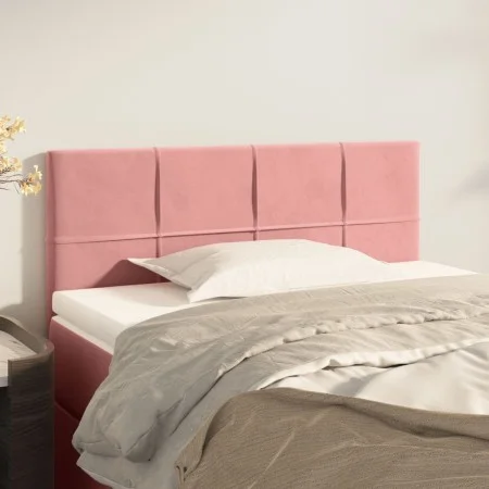 Cabecero de terciopelo rosa 80x5x78/88 cm de , Cabeceros y pies de cama - Ref: Foro24-346017, Precio: 35,65 €, Descuento: %