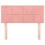 Rosa Samtkopfteil 80x5x78/88 cm von , Kopf- und Fußteile - Ref: Foro24-346017, Preis: 35,66 €, Rabatt: %