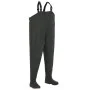 Wader with green boots size 43 by vidaXL, Waders for hunting and fishing - Ref: Foro24-133658, Price: 43,78 €, Discount: %