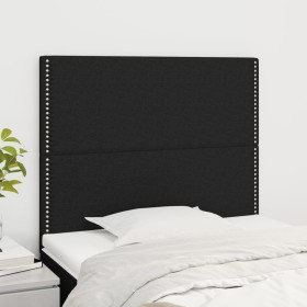 Kopfteile 2 Einheiten aus schwarzem Stoff 80x5x78/88 cm von , Kopf- und Fußteile - Ref: Foro24-3116168, Preis: 44,78 €, Rabat...