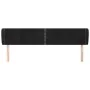 Cabecero de terciopelo negro 163x23x78/88 cm de , Cabeceros y pies de cama - Ref: Foro24-3117060, Precio: 63,15 €, Descuento: %