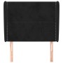 Kopfteil mit schwarzen Samtohren 83x23x118/128 cm von , Kopf- und Fußteile - Ref: Foro24-3117848, Preis: 71,58 €, Rabatt: %