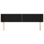 Kopfteil aus schwarzem Stoff, 163 x 16 x 78/88 cm von , Kopf- und Fußteile - Ref: Foro24-3118636, Preis: 53,23 €, Rabatt: %