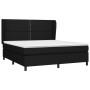 Boxspringbett mit schwarzer Stoffmatratze 160x200 cm von , Betten und Lattenroste - Ref: Foro24-3127895, Preis: 560,65 €, Rab...