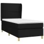 Box spring bed with black fabric mattress 80x200 cm by , Beds and slatted bases - Ref: Foro24-3128399, Price: 307,15 €, Disco...