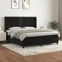 Boxspringbett mit schwarzer Samtmatratze 160x200 cm von , Betten und Lattenroste - Ref: Foro24-3132629, Preis: 543,48 €, Raba...