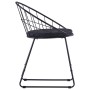 Esszimmerstühle, Kunstledersitze, 2 Stück, schwarzer Stahl von vidaXL, Essstühle - Ref: Foro24-247274, Preis: 89,69 €, Rabatt: %