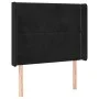 Box spring bed with mattress and LED black velvet 80x200 cm by , Beds and slatted bases - Ref: Foro24-3139471, Price: 325,55 ...