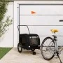 Remolque de bicicleta mascotas hierro tela Oxford negro de , Cochecitos para mascotas - Ref: Foro24-93856, Precio: 101,05 €, ...