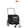 Remolque de bicicleta mascotas hierro tela Oxford negro de , Cochecitos para mascotas - Ref: Foro24-93856, Precio: 101,05 €, ...