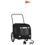 Remolque de bicicleta mascotas hierro tela Oxford negro de , Cochecitos para mascotas - Ref: Foro24-93856, Precio: 101,05 €, ...