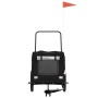 Haustier-Fahrradanhänger, Eisen-Oxford-Stoff, Schwarz von , Kinderwagen für Haustiere - Ref: Foro24-93856, Preis: 102,85 €, R...
