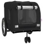 Haustier-Fahrradanhänger, Eisen-Oxford-Stoff, Schwarz von , Kinderwagen für Haustiere - Ref: Foro24-93856, Preis: 102,85 €, R...