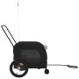 Remolque de bicicleta mascotas hierro tela Oxford negro de , Cochecitos para mascotas - Ref: Foro24-93856, Precio: 101,05 €, ...