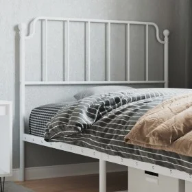 White metal headboard 107 cm by , Headboards and footboards - Ref: Foro24-373966, Price: 24,08 €, Discount: %