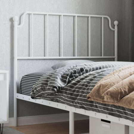 Kopfteil aus weißem Metall, 107 cm von , Kopf- und Fußteile - Ref: Foro24-373966, Preis: 24,42 €, Rabatt: %