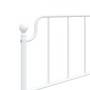 Kopfteil aus weißem Metall, 107 cm von , Kopf- und Fußteile - Ref: Foro24-373966, Preis: 24,42 €, Rabatt: %